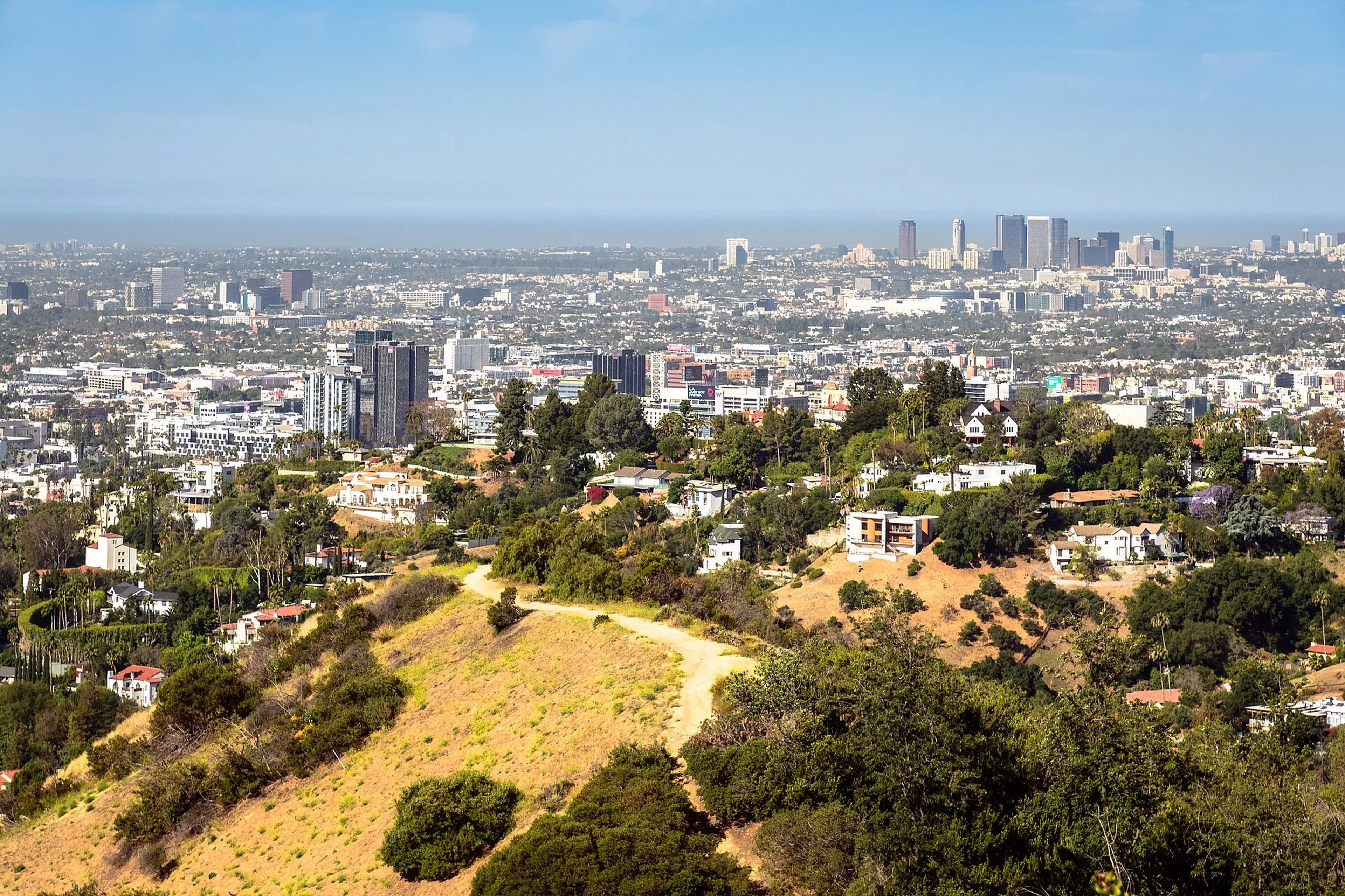 Vista diurna de Los Angeles
