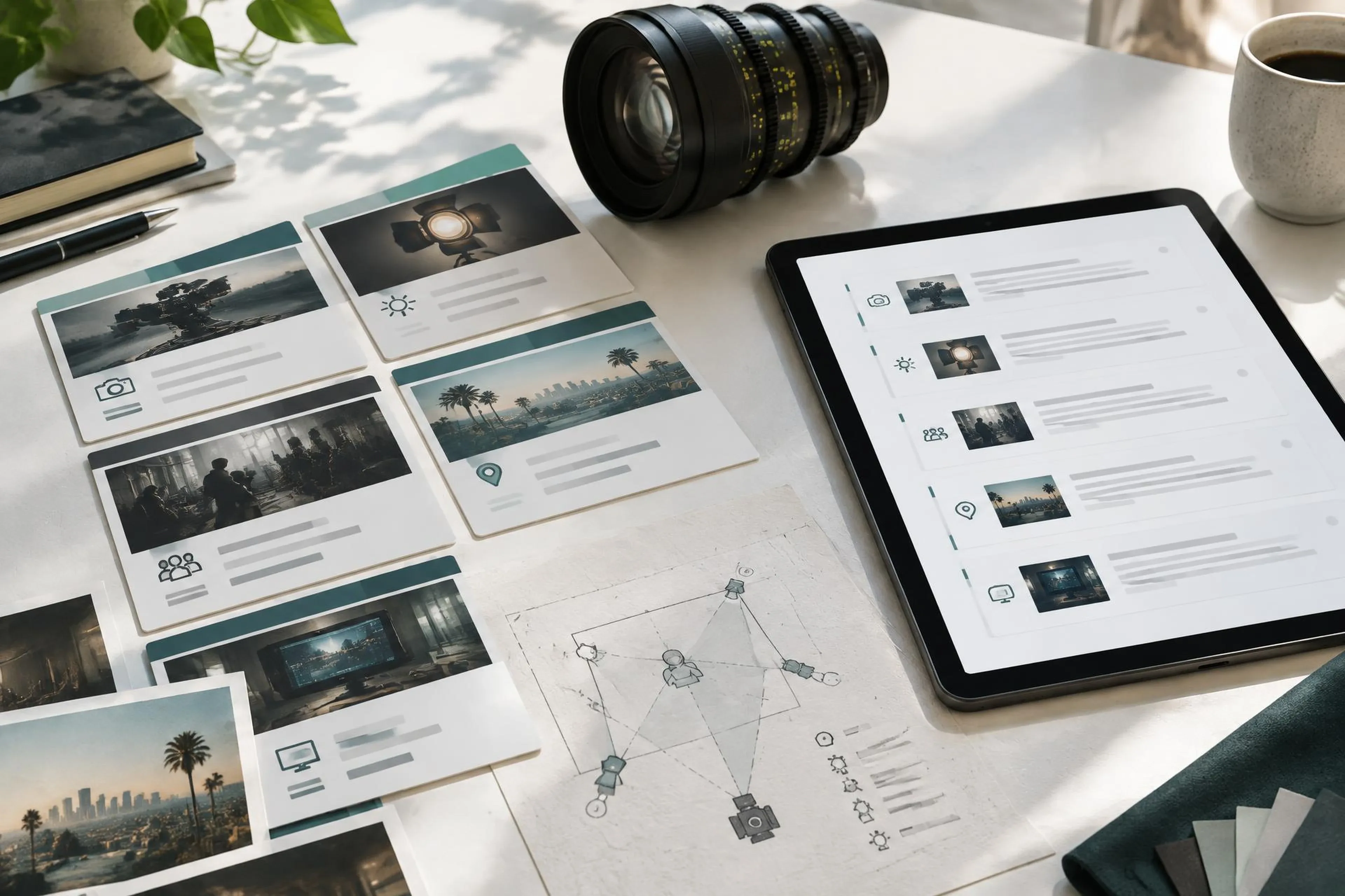 Illustrative scene: Start with the description a buyer should be able to verify