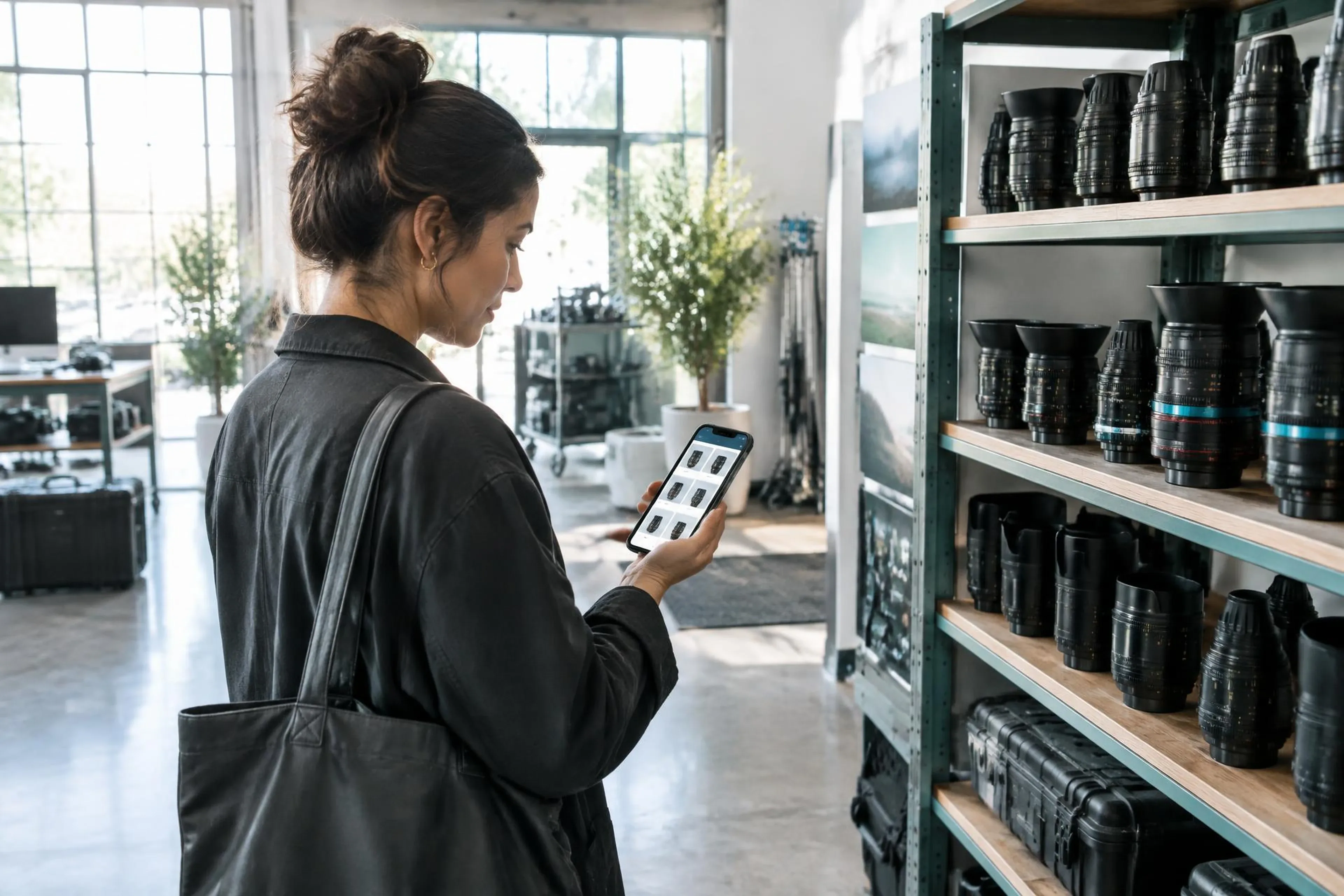 Illustrative scene: Separate the work from the service being purchased