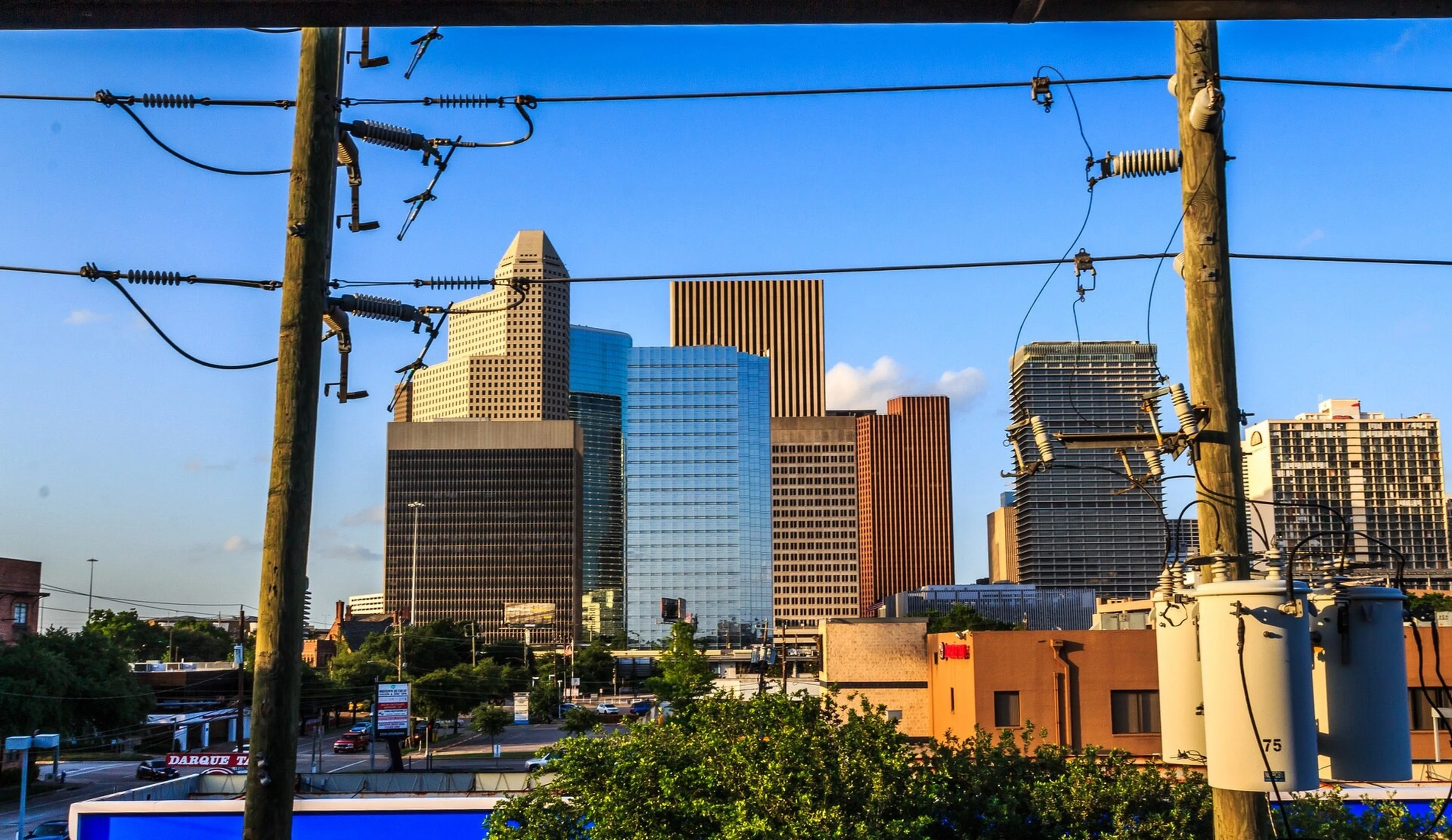 Vista diurna de Houston