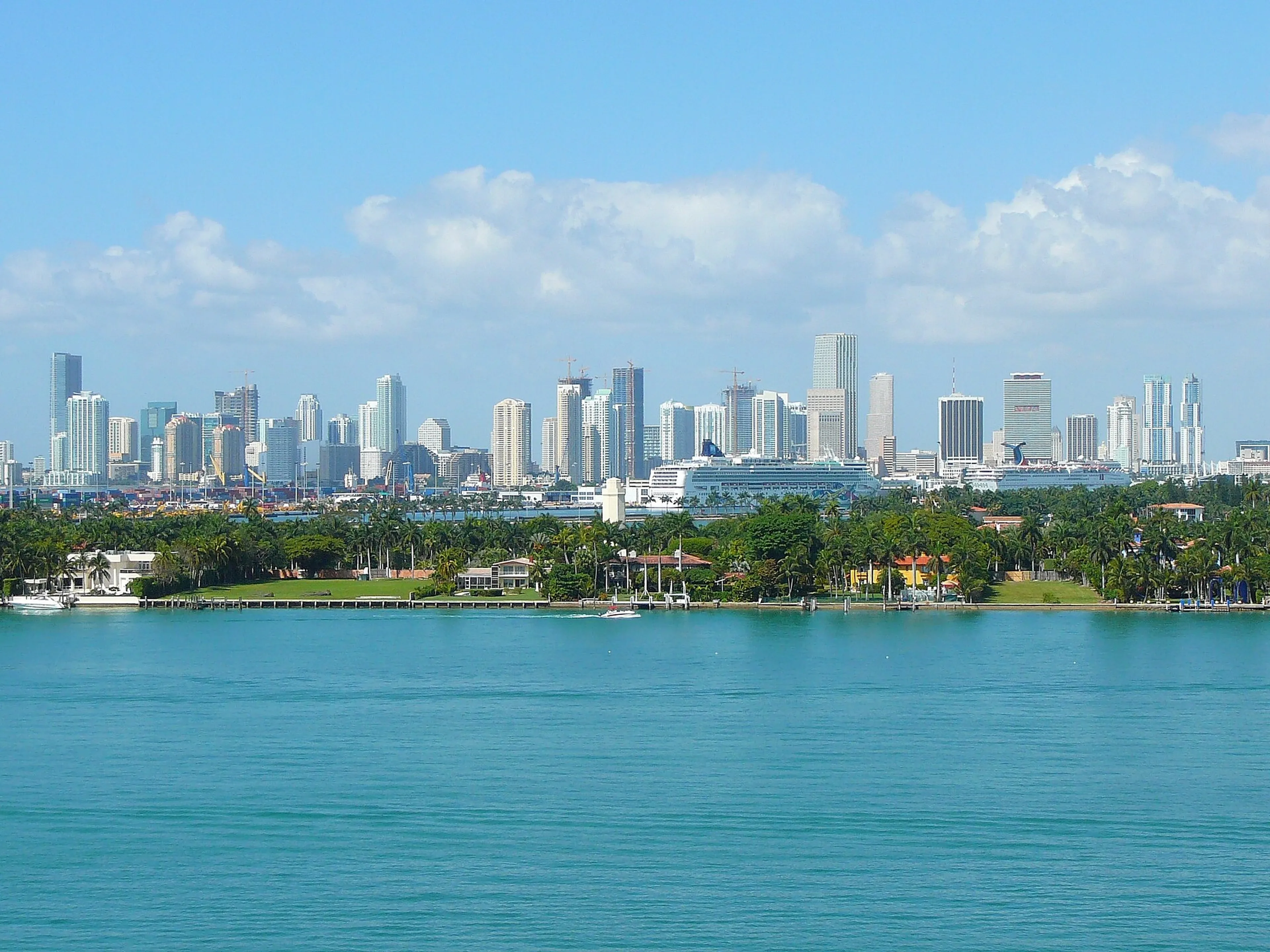 Vista diurna de Miami