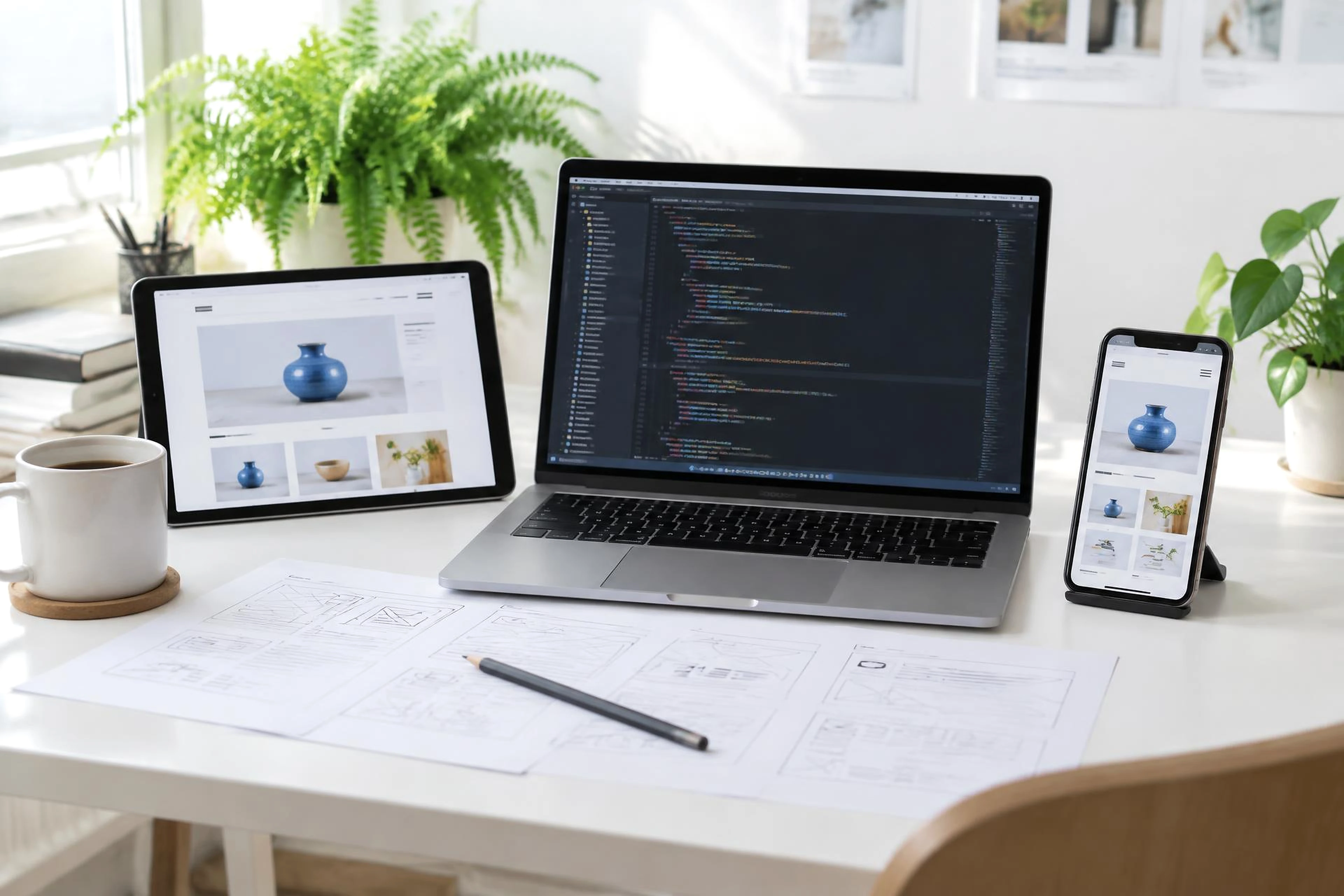 Web development and responsive testing across devices