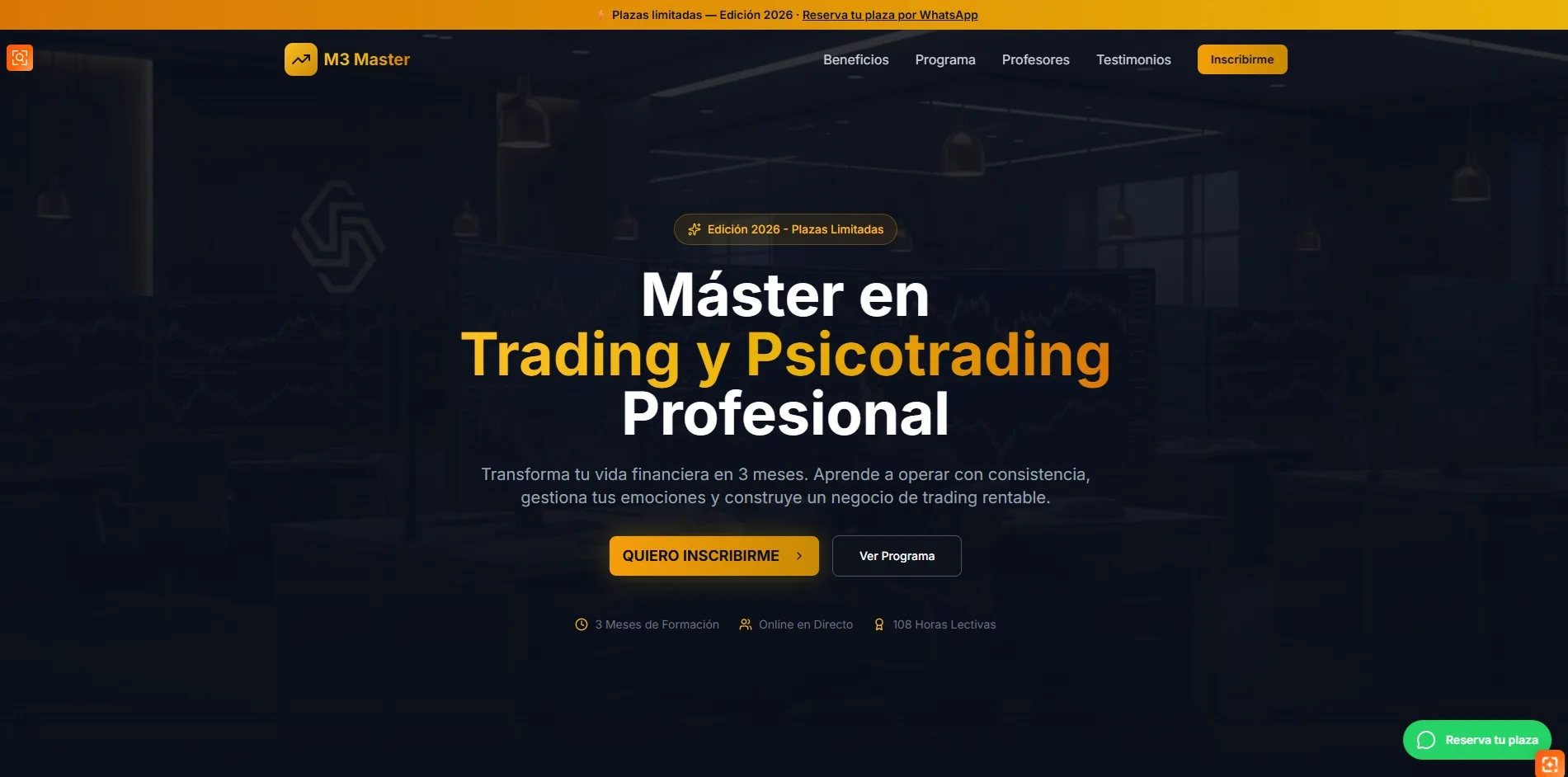 Landing page personalizada de alto rendimiento en Mérida — Proyecto Método Medina por Diasan