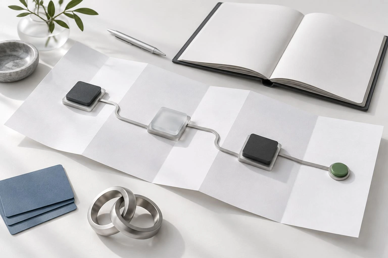 Conceptual planning and collaboration composition for a new digital project